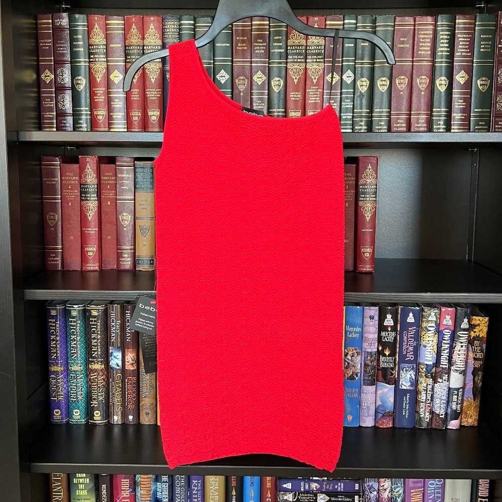 BEBE Mini Dress With One Shoulder